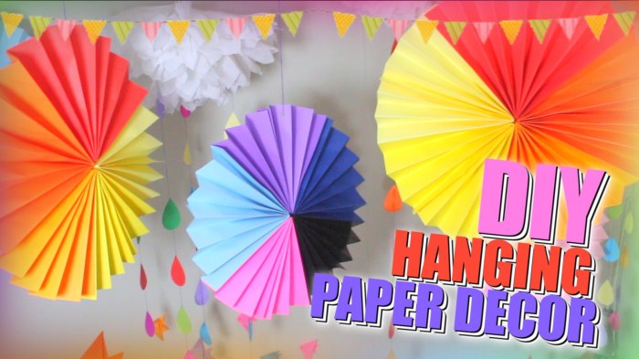 How to make a paper decoration idea