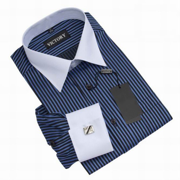 Mens dress shirt french cuffs