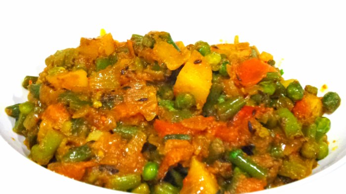 How to cook mixed vegetables pakistani style