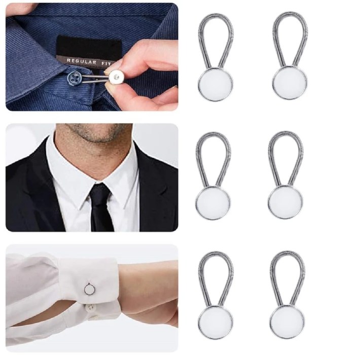 Men's dress shirt collar extender