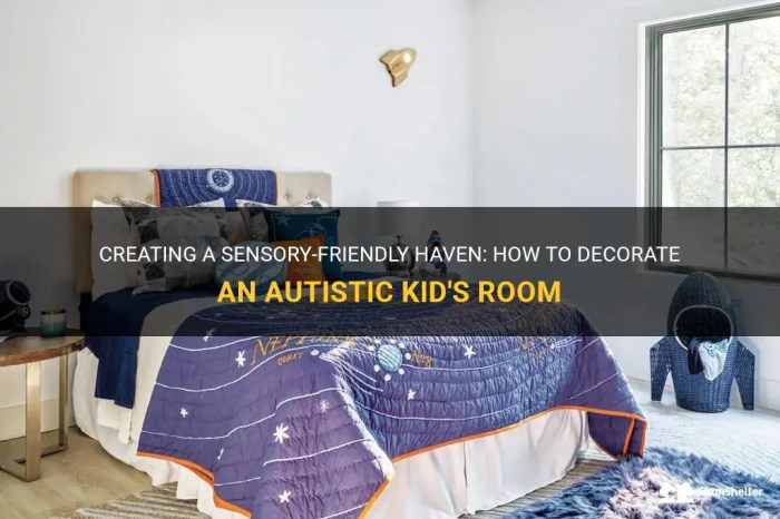 How to decorate an autistic child's room