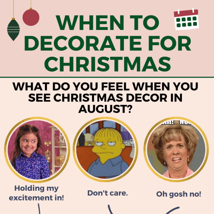 When should you start christmas decorating