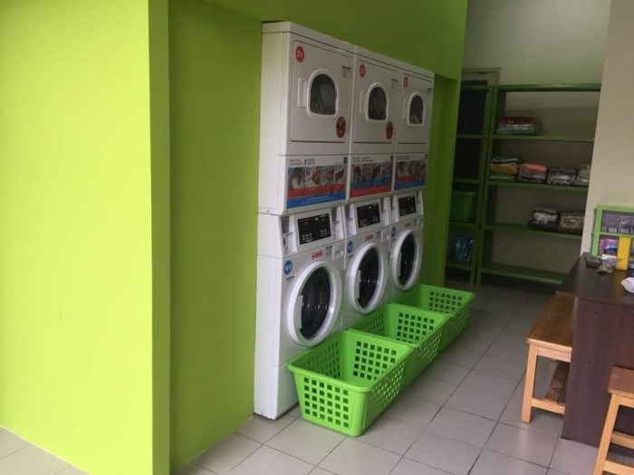 Desain interior laundry kiloan