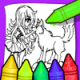 Anime Wolf Girl Coloring Pages